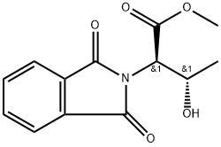 N-Phthaloyl-DL-threonin-Methylester Struktur