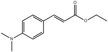 2-Propenoic acid, 3-[4-(dimethylamino)phenyl]-, ethyl ester, (2E)- Struktur