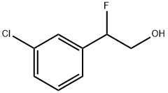 2-(3-chlorophenyl)-2-fluoroethan-1-ol Struktur