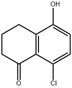 1(2H)-Naphthalenone, 8-chloro-3,4-dihydro-5-hydroxy- Struktur