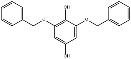 1,4-Benzenediol, 2,6-bis(phenylmethoxy)- Struktur