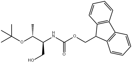 FMOC-L-THR(TBU)-OL Struktur