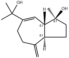 4β,12-ジヒドロキシグアイアン-6,10-ジエン 化學構(gòu)造式