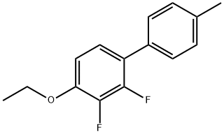 1,1'-Biphenyl, 4-ethoxy-2,3-difluoro-4'-methyl- Struktur