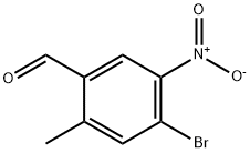 4-Bromo-2-methyl-5-nitro-benzaldehyde Struktur