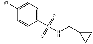 Benzenesulfonamide, 4-amino-N-(cyclopropylmethyl)- Struktur