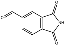 1H-Isoindole-5-carboxaldehyde, 2,3-dihydro-1,3-dioxo- Struktur