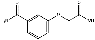 2-(3-carbamoylphenoxy)acetic Acid Struktur