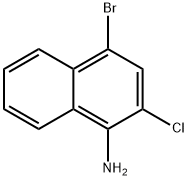 1-Naphthalenamine, 4-bromo-2-chloro- Struktur