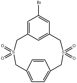 7-BR-3,11-DITHIA-TRICYCLO(11.2.2.1(5,9))OCTADECA-HEXAENE 3,3,11,11-TETRAOXIDE Struktur