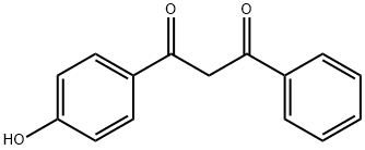 1,3-Propanedione, 1-(4-hydroxyphenyl)-3-phenyl- Struktur