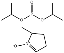 Phosphonic acid, P-(3,4-dihydro-2-methyl-1-oxido-2H-pyrrol-2-yl)-, bis(1-methylethyl) ester Struktur