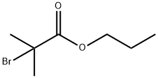 Propanoic acid, 2-bromo-2-methyl-, propyl ester Struktur