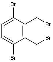 1,4-Dibromo-2,3-bis(bromomethyl)benzene Struktur