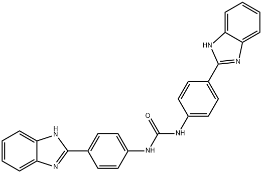 N,N'-Bis[4-(1H-benzimidazol-2-yl)phenyl]urea Struktur