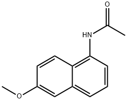 N-(2-Methoxynaphthalen-5-yl)acetamide Struktur