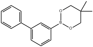 1,3,2-Dioxaborinane, 2-[1,1'-biphenyl]-3-yl-5,5-dimethyl- Struktur