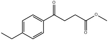 Methyl 4-(4-ethylphenyl)-4-oxobutanoate Struktur