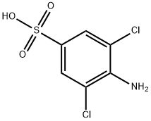 Benzenesulfonic acid, 4-amino-3,5-dichloro- Struktur