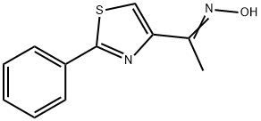 N-[1-(2-phenyl-1,3-thiazol-4-yl)ethylidene]hydroxylamine Struktur