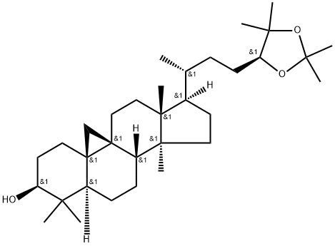 (24S)-Cycloartane-3,24,25-triol 24,25-acetonide