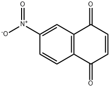 1,4-Naphthalenedione, 6-nitro- Struktur