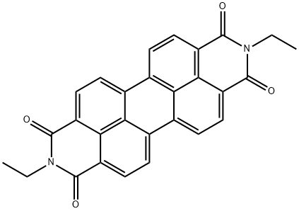 Anthra[2,1,9-def:6,5,10-d'e'f']diisoquinoline-1,3,8,10(2H,9H)-tetrone, 2,9-diethyl- Struktur