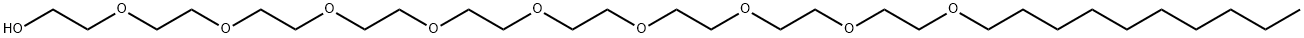 3,6,9,12,15,18,21,24,27-Nonaoxaheptatriacontan-1-ol Struktur