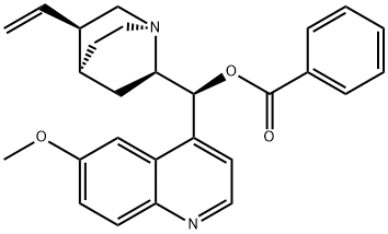 (9S)-9-benzoate-6'-methoxy-Cinchonan-9-ol Struktur