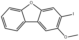 Dibenzofuran, 3-iodo-2-methoxy- Struktur