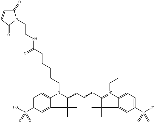 Cyanine 3 Maleimide Struktur