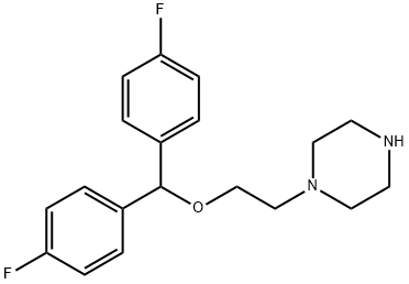 Piperazine, 1-[2-[bis(4-fluorophenyl)methoxy]ethyl]-