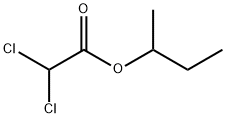 Acetic acid, 2,2-dichloro-, 1-methylpropyl ester Struktur