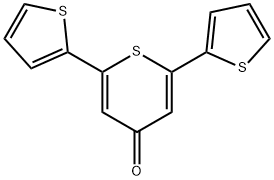 2,6-di(selenophen-2-yl)-4H-thiopyran-4-one Struktur