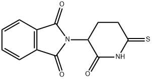 1,3-Dioxo-2-(2-oxo-6-thioxopiperidin-3-yl)isoindoline Struktur