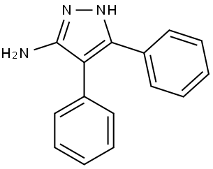 3-amino-4,5-diphenyl-1H-pyrazole Struktur