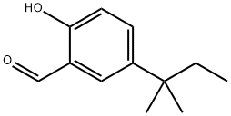 Benzaldehyde, 5-(1,1-dimethylpropyl)-2-hydroxy- Struktur