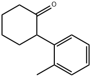 Cyclohexanone, 2-(2-methylphenyl)- Struktur