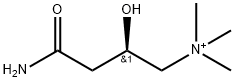 1-Butanaminium, 4-amino-2-hydroxy-N,N,N-trimethyl-4-oxo-, (2R)- Struktur