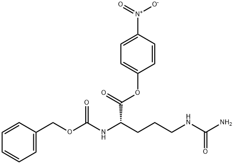 a-N-Cbz-L-citrulline p-nitrophenyl ester Struktur