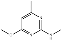 (4-Methoxy-6-methyl-pyrimidin-2-yl)-methyl-amine Struktur