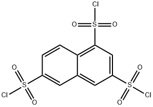 1,3,6-Naphthalenetrisulfonyl trichloride Struktur