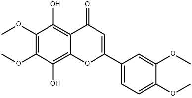 4H-1-Benzopyran-4-one, 2-(3,4-dimethoxyphenyl)-5,8-dihydroxy-6,7-dimethoxy-