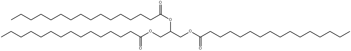 1,2-Dipalmitoyl-3-Pentadecanoyl-rac-glycerol Struktur