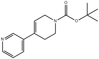 [3,4'-Bipyridine]-1'(2'H)-carboxylic acid, 3',6'-dihydro-, 1,1-dimethylethyl ester Struktur