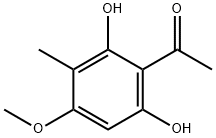 1-(2,6-Dihydroxy-4-methoxy-3-methylphenyl)ethanone Struktur