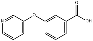 3-(吡啶-3-甲氧基)苯甲酸 結(jié)構(gòu)式