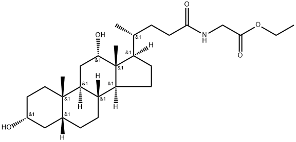 甘氨脫氧膽酸乙酯, 70779-06-5, 結(jié)構(gòu)式