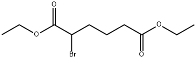 Hexanedioic acid, 2-bromo-, 1,6-diethyl ester Struktur