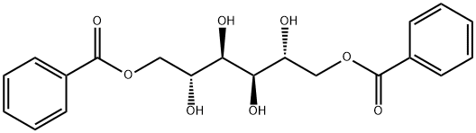 D-Mannitol, 1,6-dibenzoate Struktur